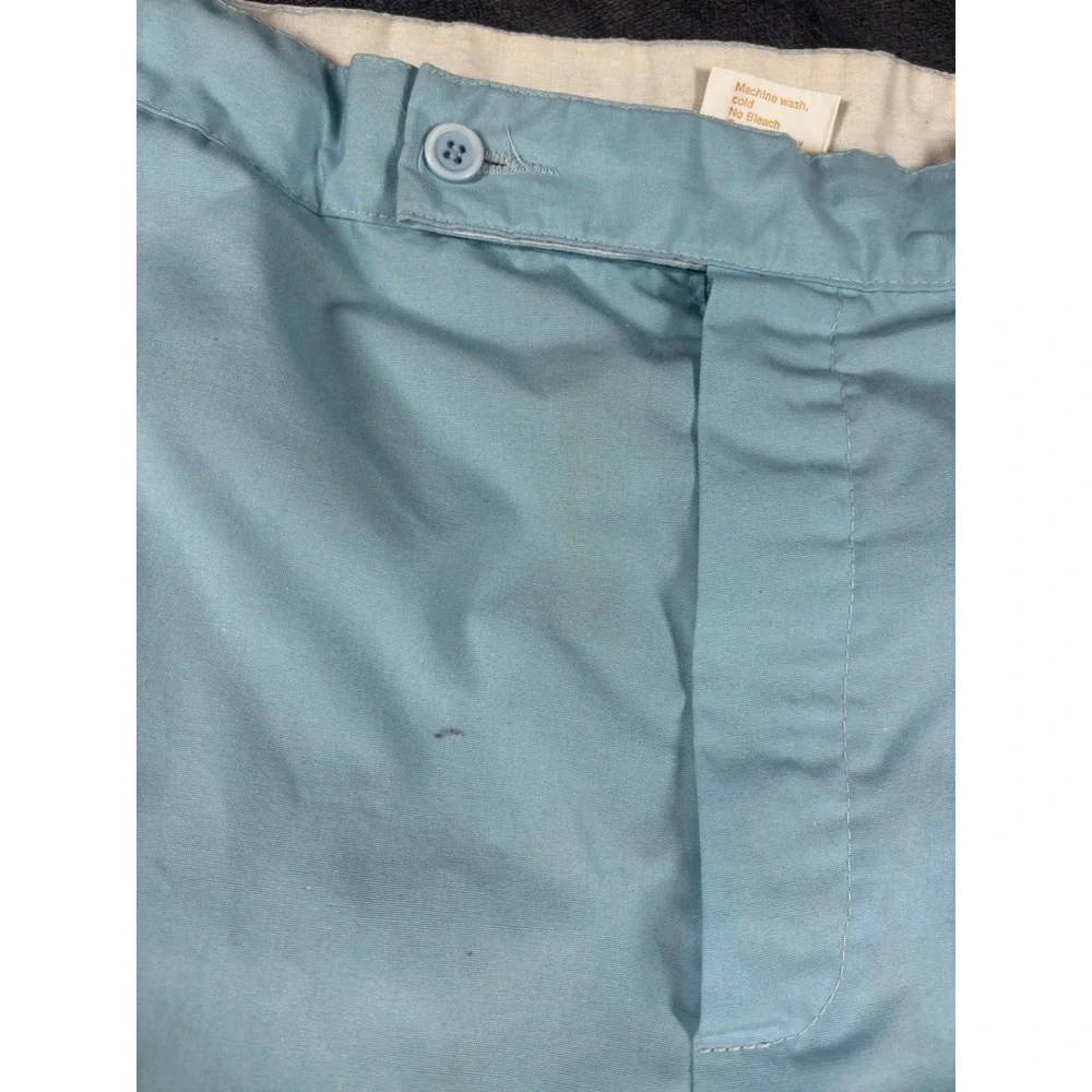 Vintage Jantzen Mens Blue Yellow Trim Swim Trunks Made in USA Size 40 Retro 70s